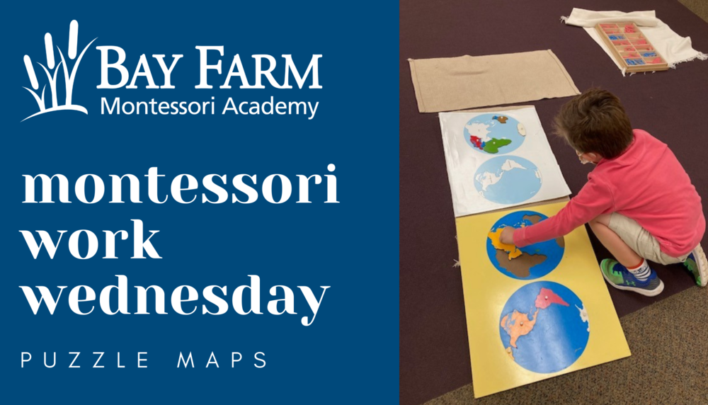 Montessori Work Wednesday: Puzzle Maps