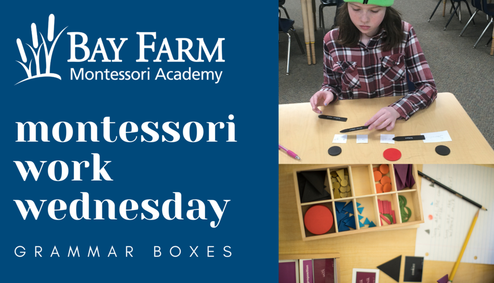 ​Montessori Work Wednesday: Miniature Environment and the Grammar Boxes