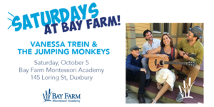 Join us Saturday, October 5 at 10:30 for a performance by Vanessa Trien