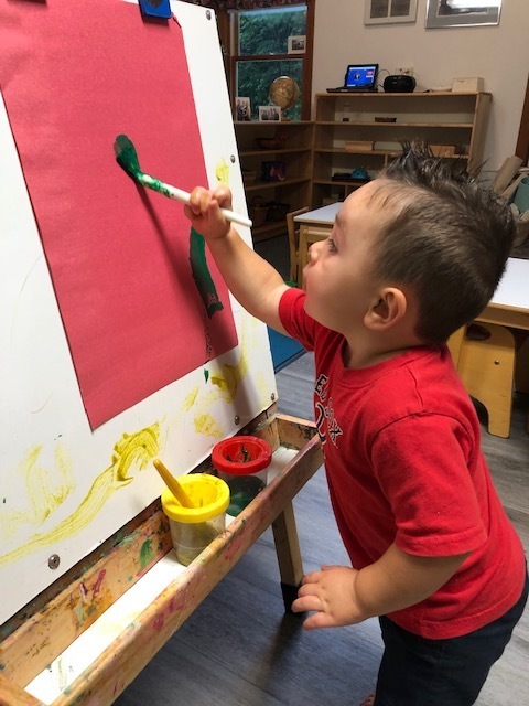 Painting in Toddler House Bay Farm